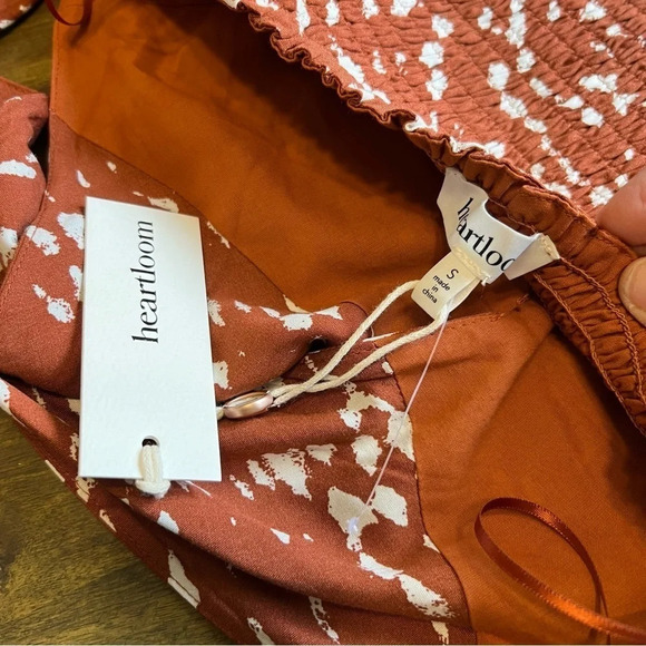 Heartloom Jolie Halter Top Printed Crop Cropped - Picture 4 of 5